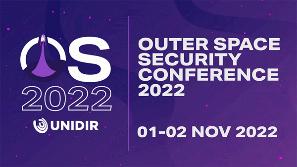 UNIDIR Outer Space Security Conference 2022 date and logo 
