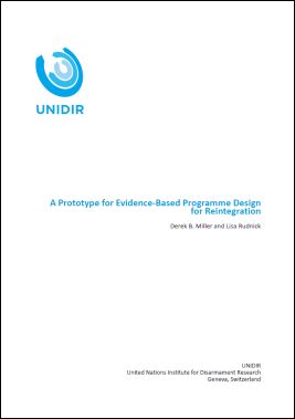 A Prototype for Evidence-Based Programme Design for Reintegration