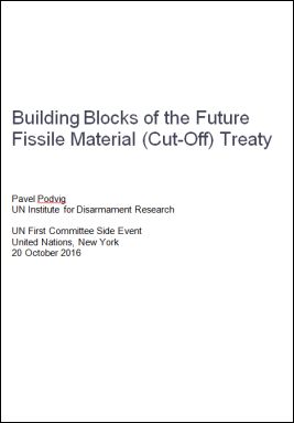Building Blocks of the Future Fissile Material (Cut-off) Treaty