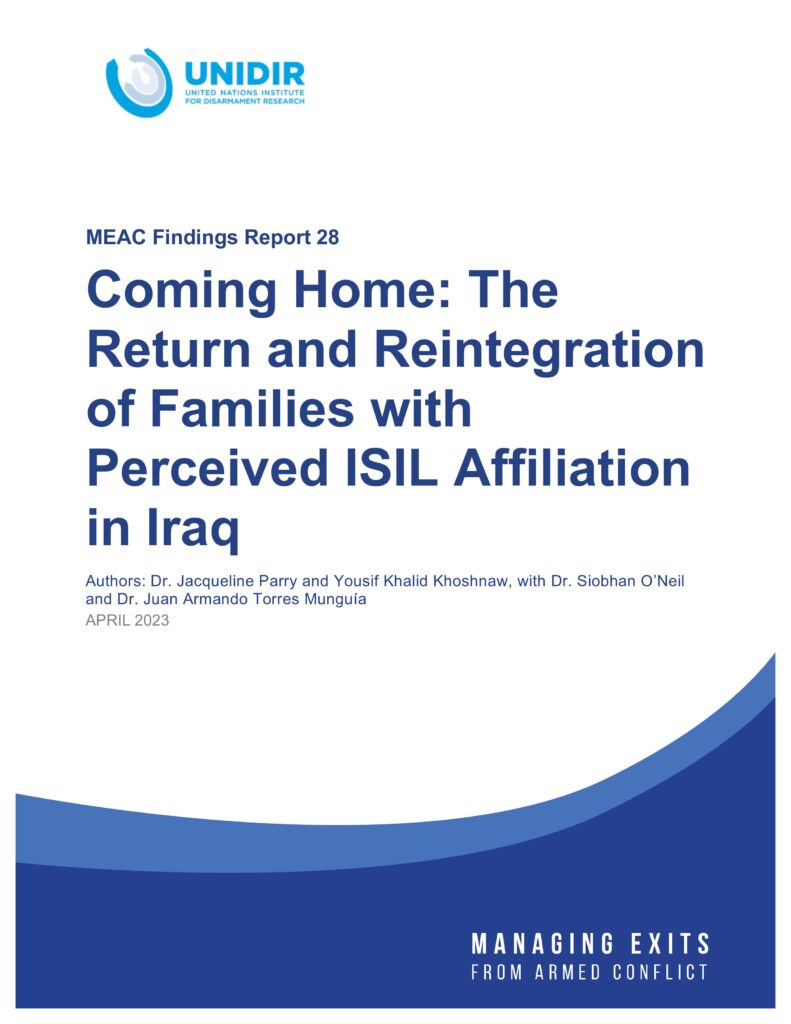 Coming Home: The Return and Reintegration of Families with Perceived ISIL Affiliation in Iraq (Findings Report 28)