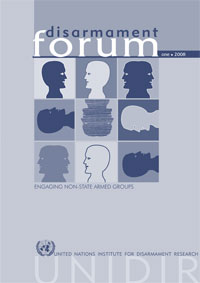 Disarmament Forum: Engaging non-state armed groups