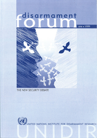 Disarmament Forum: The New Security Debate