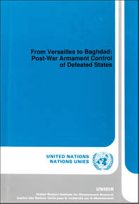 From Versailles to Baghdad: Post-War Armament Control of Defeated States
