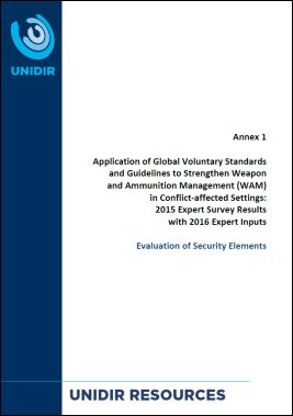 Examining Global Voluntary WAM Standards and Guidelines (Annex 1)