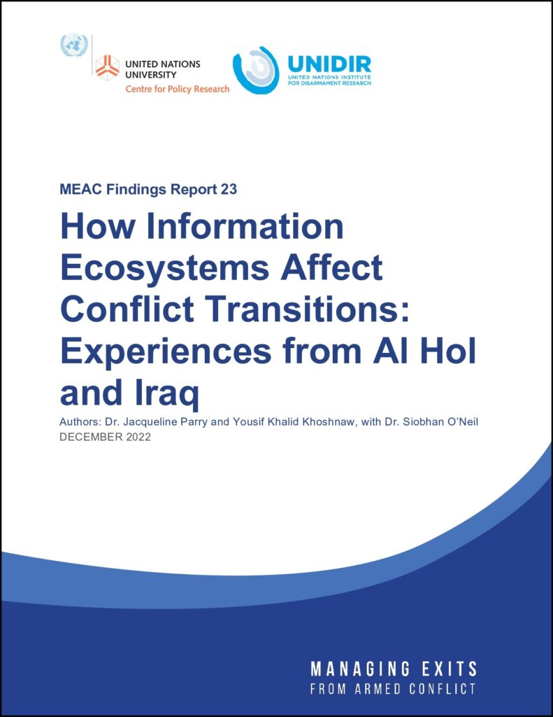 How Information Ecosystems Affect Conflict Transitions: Experiences from Al Hol and Iraq (Findings Report 23)