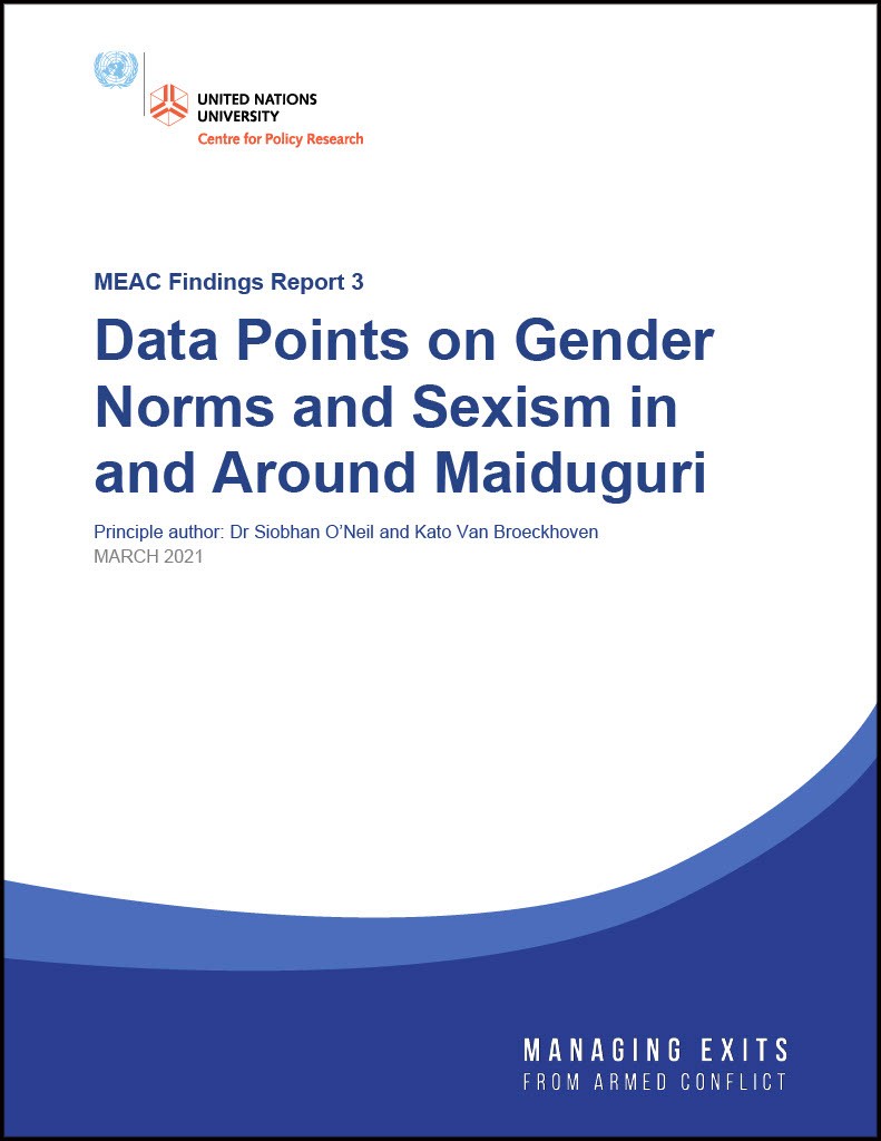 Data Points on Gender Norms and Sexism in and Around Maiduguri (Findings Report 3)