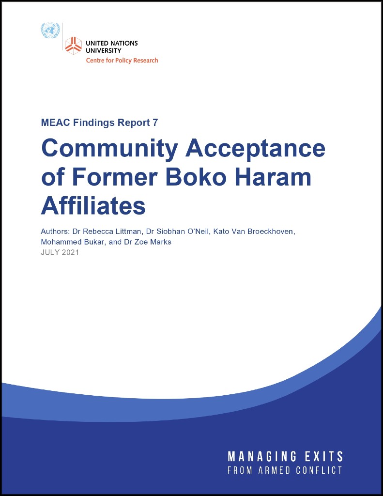 Community Acceptance of Former Boko Haram Affiliates (Findings Report 7)