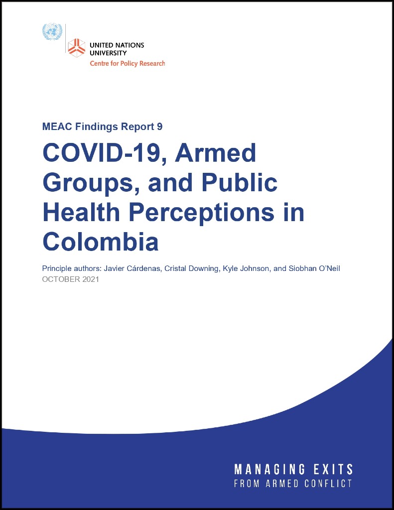COVID-19, Armed Groups, and Public Health Perceptions in Colombia (Findings Report 9)