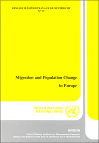 Migration and Population Change in Europe