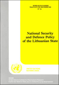 National Security and Defence Policy of the Lithuanian State