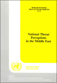 National Threat Perceptions in the Middle East