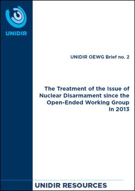 OEWG Briefing Paper no. 2. The Treatment of the Issue of Nuclear Disarmament since the Open-Ended Working Group in 2013