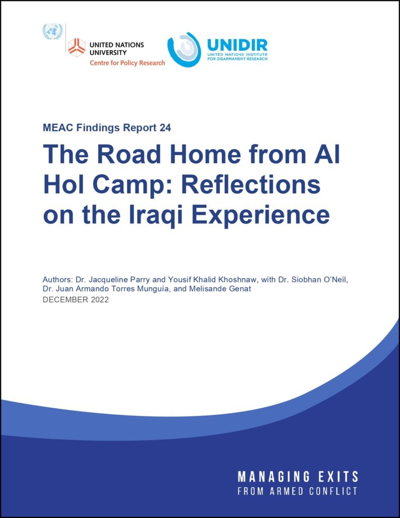 The Road Home from Al Hol Camp: Reflections on the Iraqi Experience (Findings Report 24)