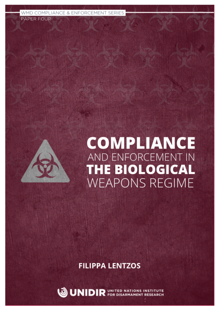 Compliance and Enforcement in the Biological Weapons Regime
