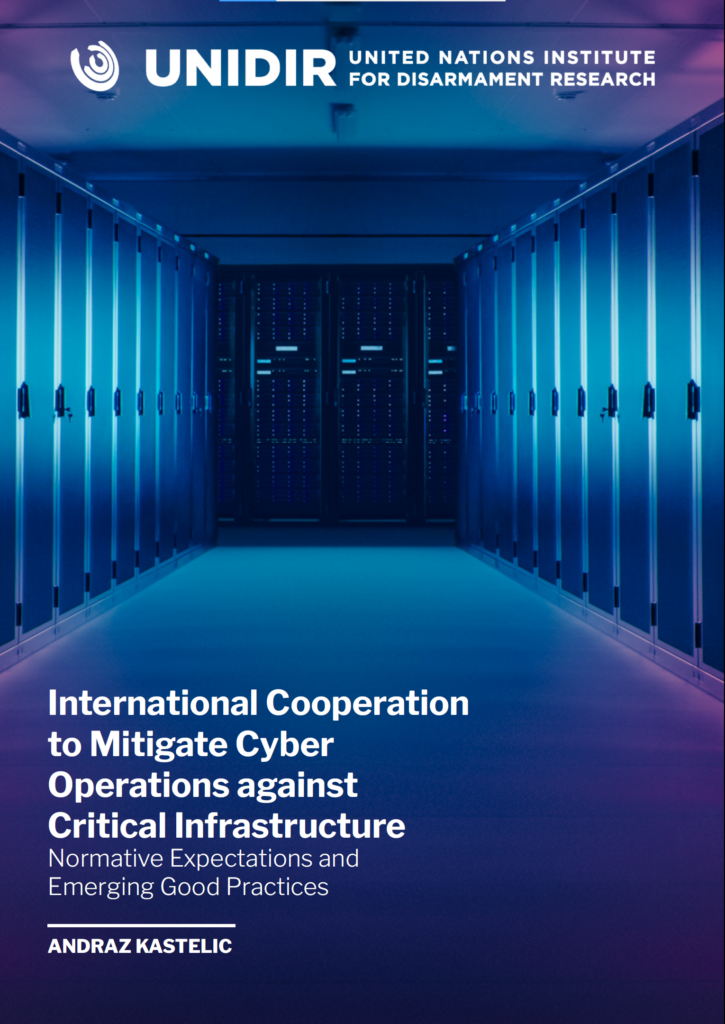 International Cooperation to Mitigate Cyber Operations Against Critical Infrastructure