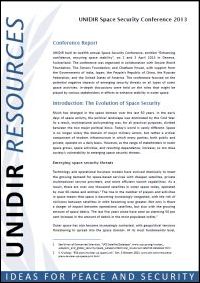 Space Security 2013: Conference Report