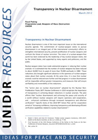 Transparency in Nuclear Disarmament