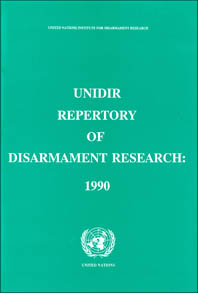 UNIDIR Repertory of Disarmament Research: 1990