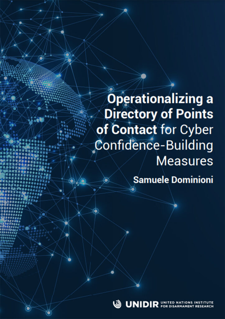 Operationalizing a Directory of Points of Contact for Cyber Confidence-Building Measures