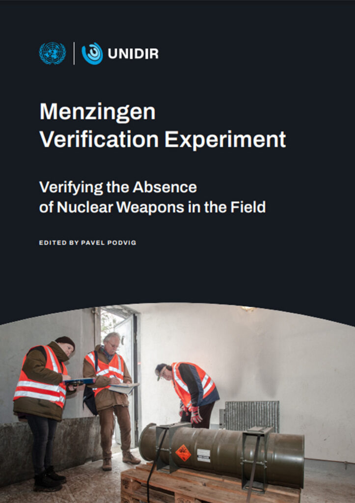 Menzingen Verification Experiment: Verifying the Absence of Nuclear Weapons in the Field