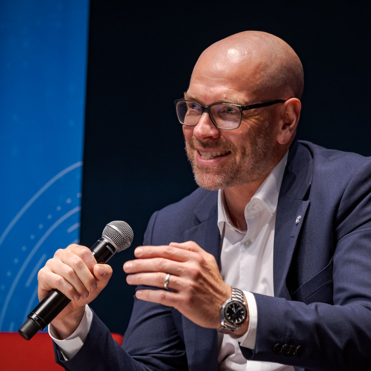 Dr Robin Geiss, Director of UNIDIR, opening the 2023 Innovations Dialogue at Biotech Campus, Geneva, 27 June 2023