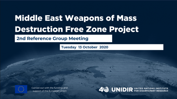 Second Meeting of the Middle East WMD-free zone project Reference Group