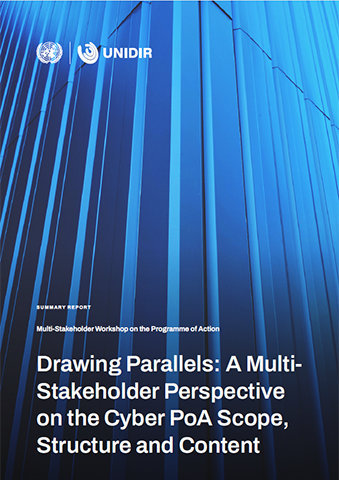 Drawing Parallels: A Multi-Stakeholder Perspective on the Cyber PoA Scope, Structure and Content