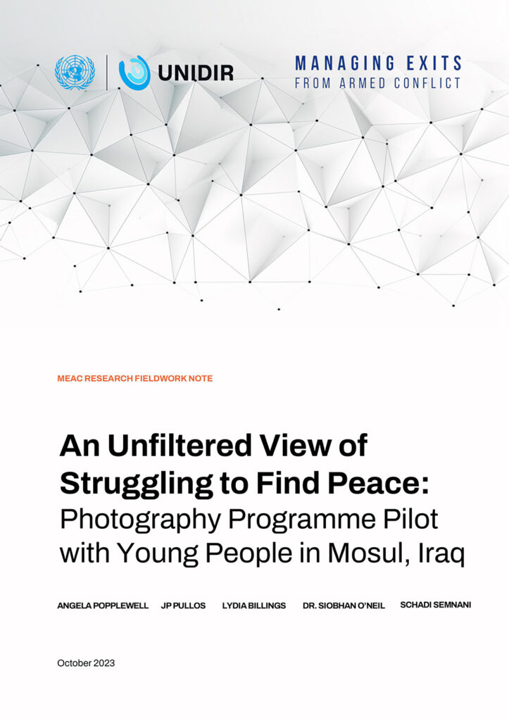 An Unfiltered View of Struggling to Find Peace: Photography Programme Pilot with Young People in Mosul, Iraq