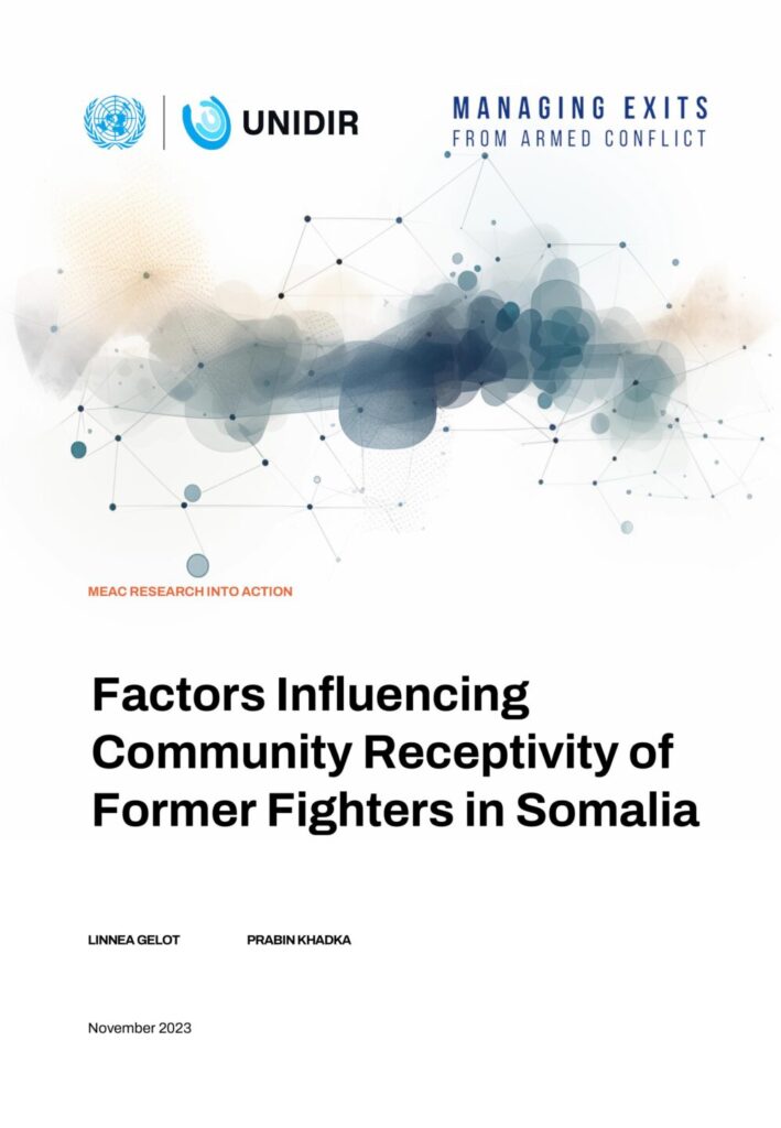 Factors Influencing Community Receptivity of Former Fighters in Somalia