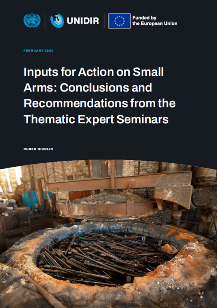 Inputs for Action on Small Arms: Conclusions and Recommendations from the Thematic Expert Seminars