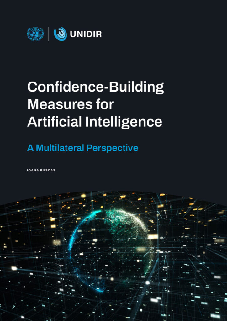 Confidence-Building Measures for Artificial Intelligence: A Multilateral Perspective