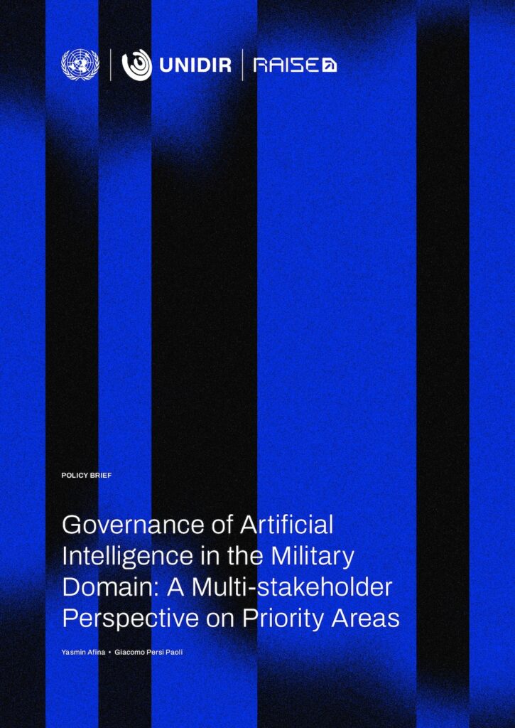 Governance of Artificial Intelligence in the Military Domain: A Multi-stakeholder Perspective on Priority Areas (Policy Brief)