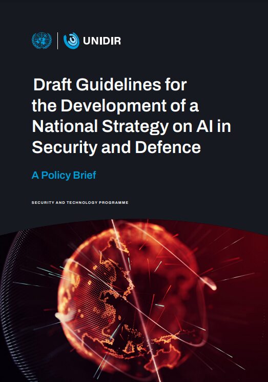 Draft Guidelines for the Development of a National Strategy on AI in Security and Defence