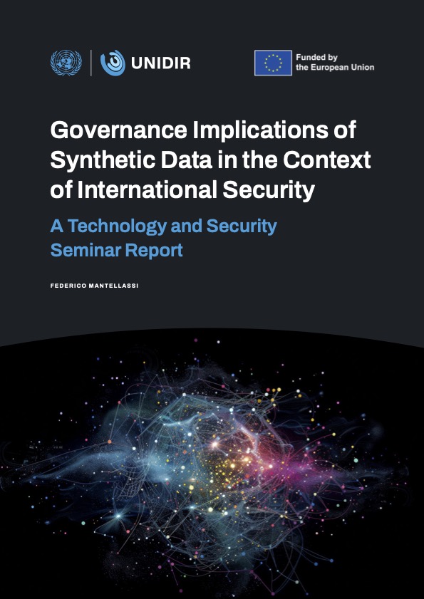 Governance Implications of Synthetic Data in the Context of International Security