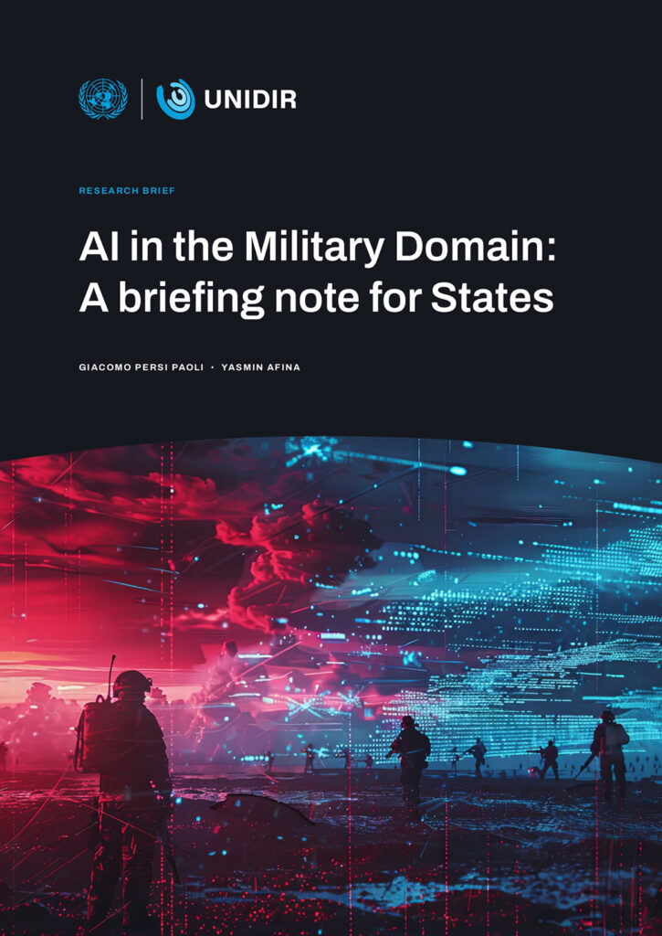 AI in the Military Domain: A briefing note for States