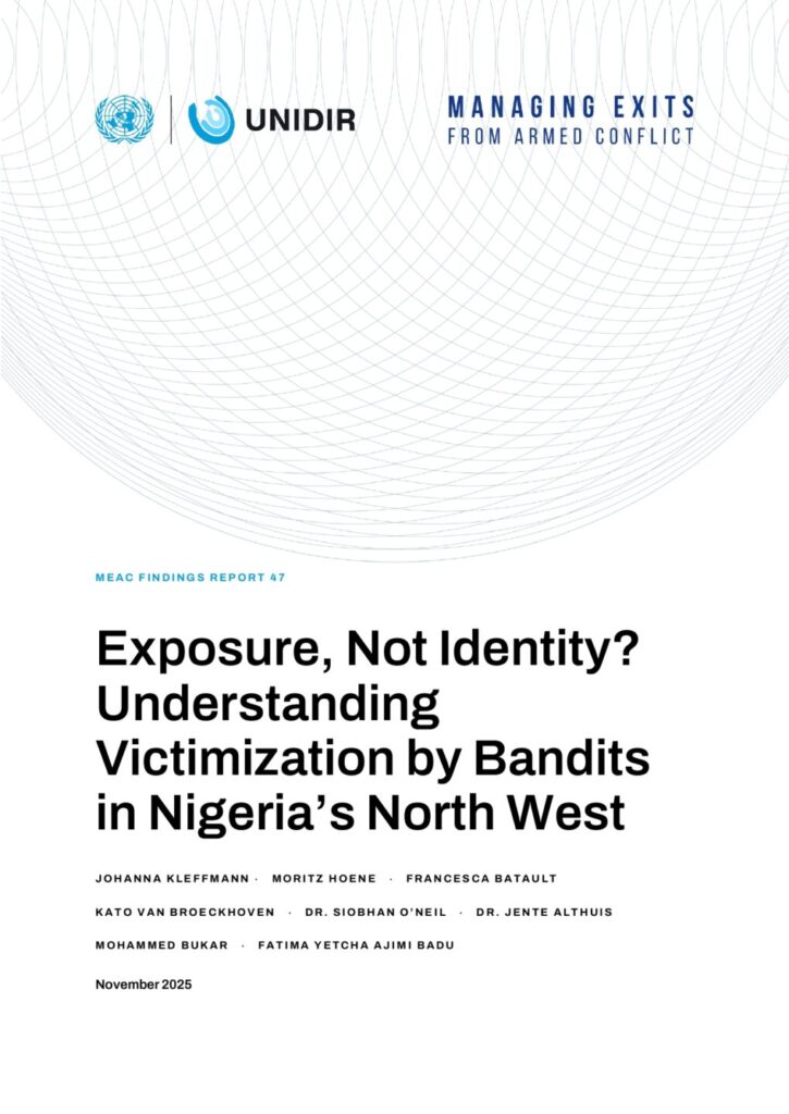 Exposure, Not Identity? Understanding Victimization by Bandits in Nigeria’s North West