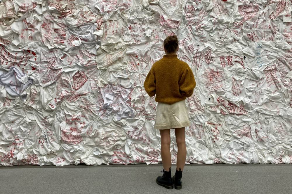 UNIDIR unveils art installation on gender-based violence