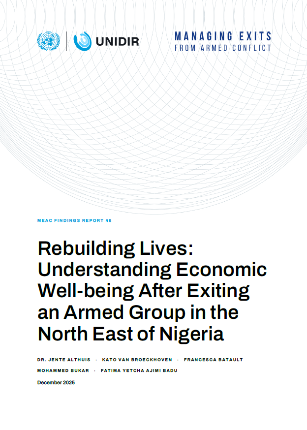 Rebuilding Lives: Understanding Economic Well-being After Exiting an Armed Group in the North East of Nigeria