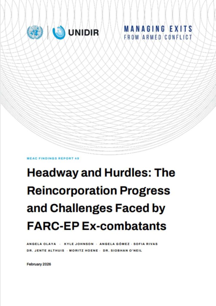 Headway and Hurdles: The Reincorporation Progress and Challenges Faced by FARC-EP Ex-combatants
