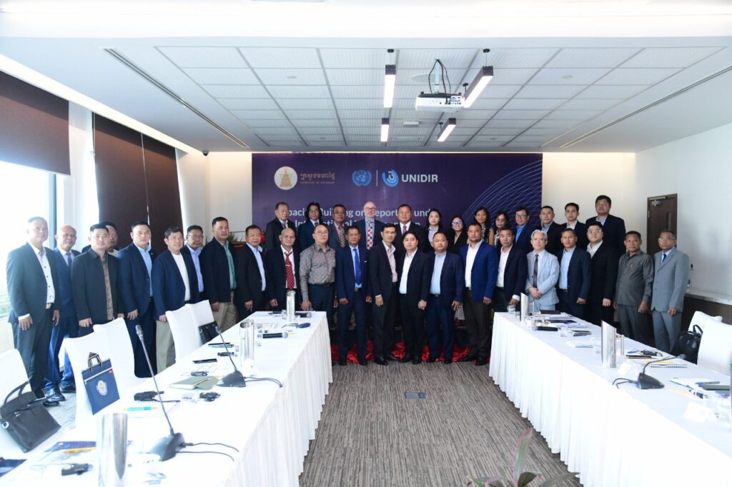 UNIDIR strengthens Cambodia’s capacity for conventional arms reporting