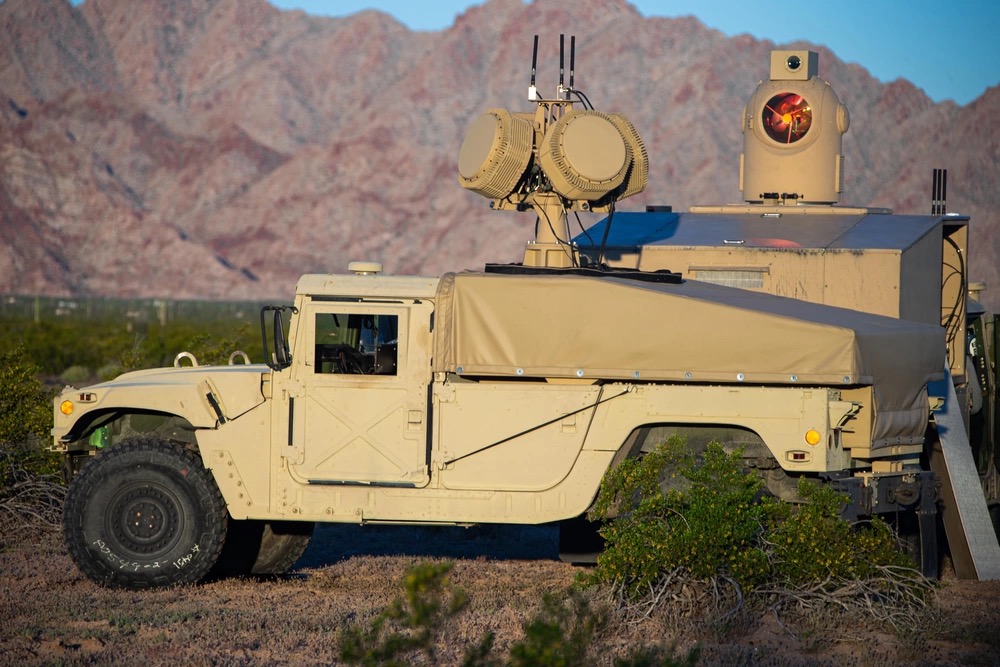 Directed energy weapon developments in counter-UAS defence