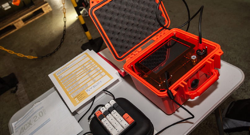 The Absence Confirmation Experimental device developed at Princeton University’s Laboratory for Science and Global Security.