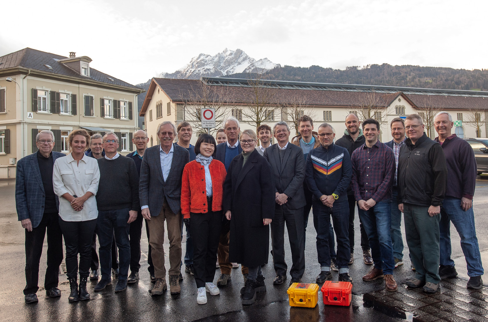 Participants in the Menzingen verification experiment.