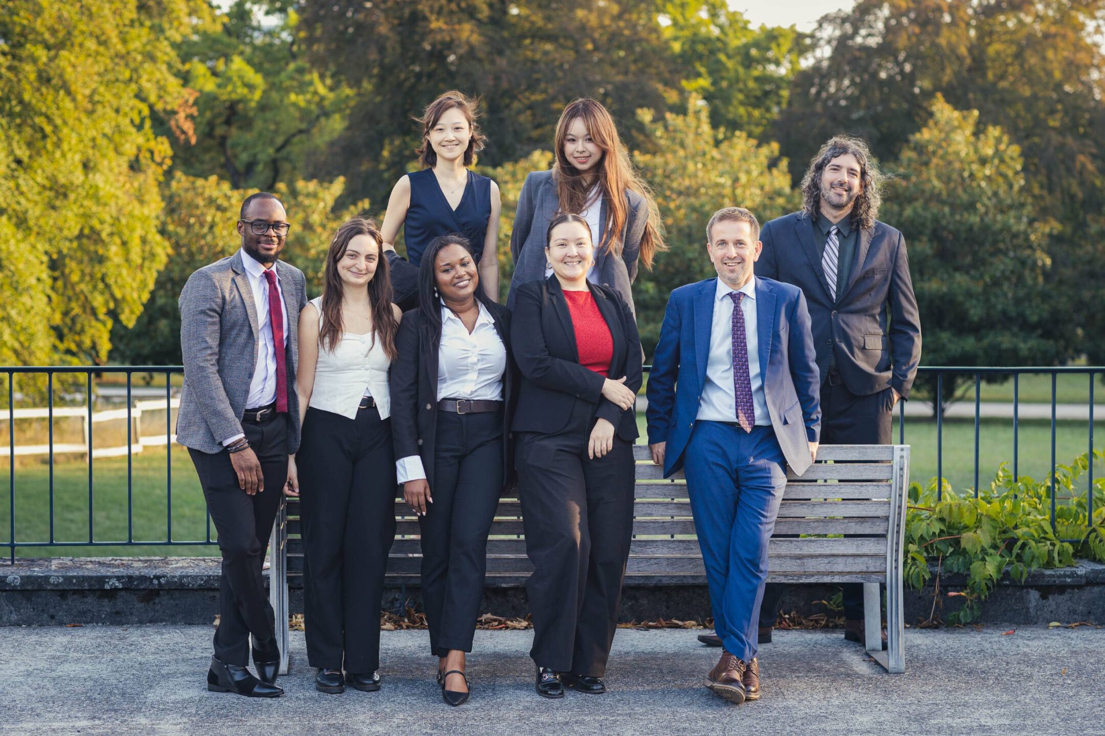 Participants in UNIDIR’s Space Security programme gather for a group photo in Geneva.