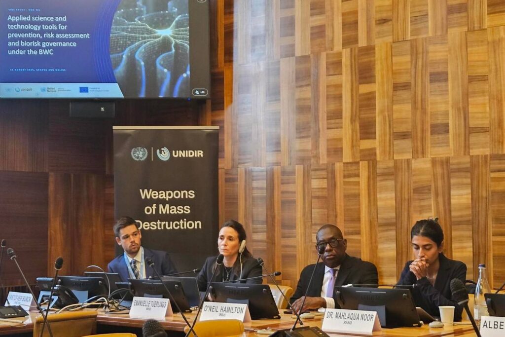 UNIDIR advances dialogue on science and technology for the Biological Weapons Convention